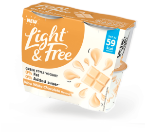 Light & Free - Greek Style Dessert- Wow White Chocolate Flavour packshot