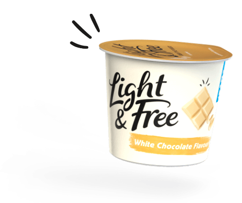 Pot wow white chocolate flavour